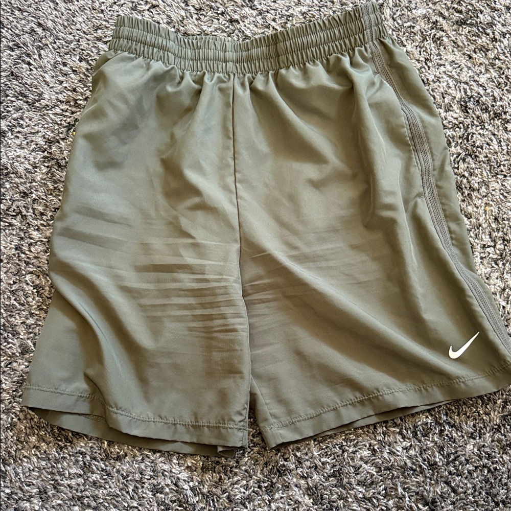 Nike Kids Olive Green Shorts